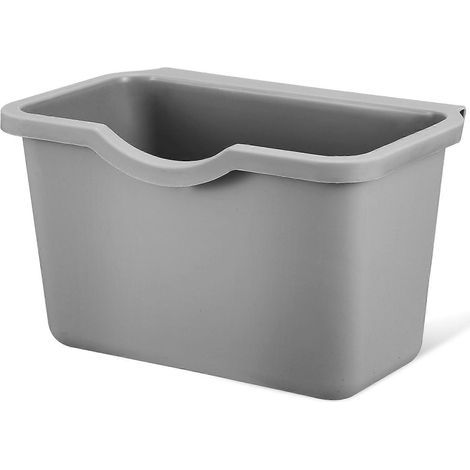 Bac à compost de cuisine, poubelle suspendue, petite poubelle à déchets ménagers-21.00X13.50X12.50CM (1/4)