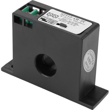 Wechselstromwandler 0-50A auf Gleichstrom 0-5V, Messtransformator SZT15-CH-5V für elektrische Überwachung (1/5)
