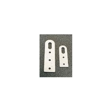 Attache porte manteaux - Décor : Zingué - Hauteur : 90 mm - Largeur : 25 mm - ITAR