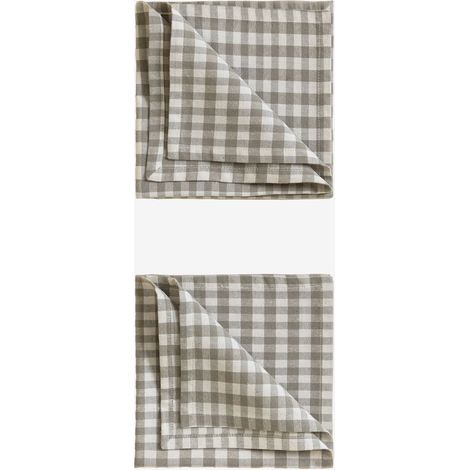 Set di 2 tovaglioli in cotone Hillary SKLUM            