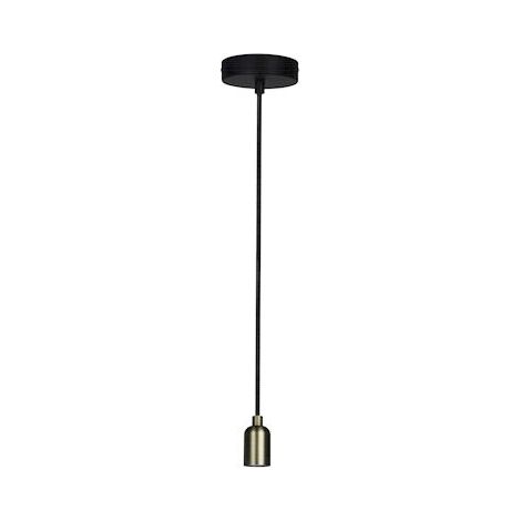 EPOQUE Susp. E27 60W max douille style rétro bronze Lpe non incl. ARIC 51206