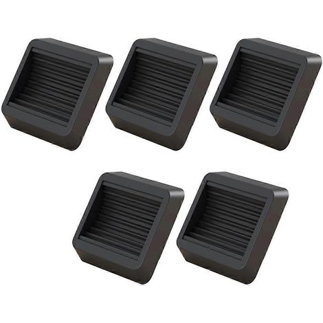 Patin de fixation universel en caoutchouc pour roulettes de meubles, antidérapant, pour chaise d'ordinateur ou autre fauteuil roulant. (1/5)