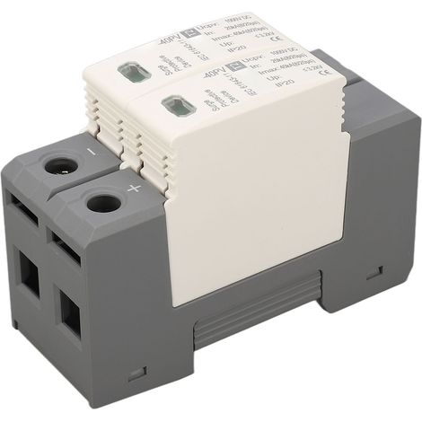 DC 1000V 20-40kA 2P Überspannungsschutz für Photovoltaik-Solarmodule, Überspannungsschutz, PV-Blitzableiter, 2-poliges Schutzgerät (1/5)