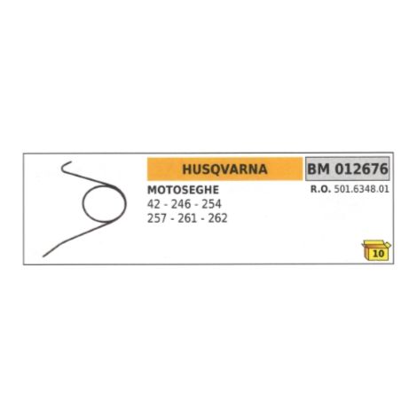 Molla saltarello avviamento HUSQVARNA motosega 42 - 246 - 254 - 257 - 261 - 262