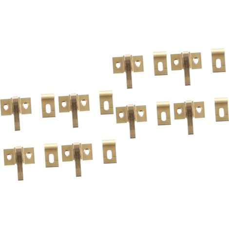 Lot de 8 verrous porte placard en laiton pour fenêtres sécurité (1/5)