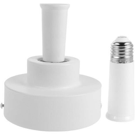 Support de Lampe pour Ventilateur de Plafond avec Douilles E26/e27 en Métal Robuste, Rallonge de douille d'ampoule pour Chambre et Maison (1/5)