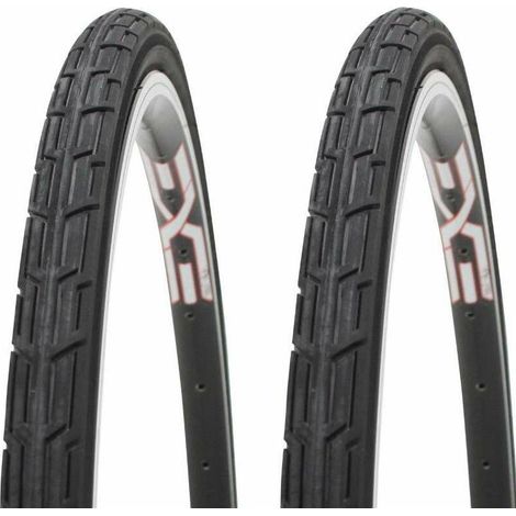 2x Pneu vélo 700 X 32C = 32-622 S-192 NOIR VILLE VTC pneus 700x32
