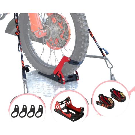 Support de remorque de moto, design pliable, compatibilité universelle, ensemble (1/2)