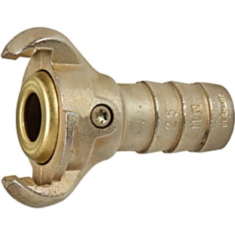 Riegler Klauenkupplung mit Schlauchanschluss, LW 13, mit Messing-Dichtung (1/3)