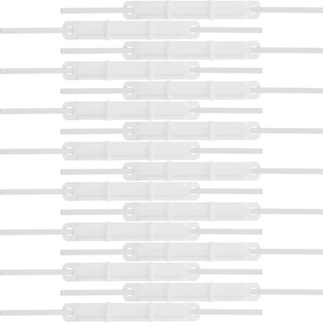 Lot de 50 attaches en plastique pour papier, 2 trous, dossiers (1/5)