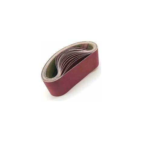Bande Abrasive 100 x 915 mm Assortie pour Ponceuse à Bande Lot de 5 (1 x Grain 80/120/150/240/400 Chacun) (1/5)