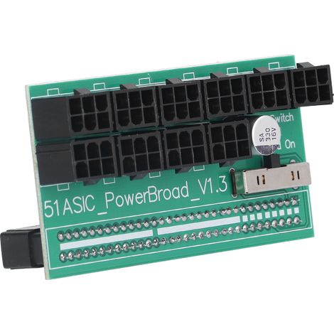 Carte adaptateur secteur 6 broches, alimentation universelle pour serveur, accessoires de convertisseur de dérivation (1/5)