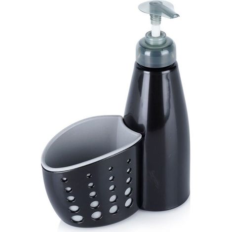 Distributeur de liquide vaisselle avec porte-éponge, 370 ml-Online Store (1/5)