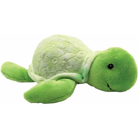 Peluche sonore tortue verte