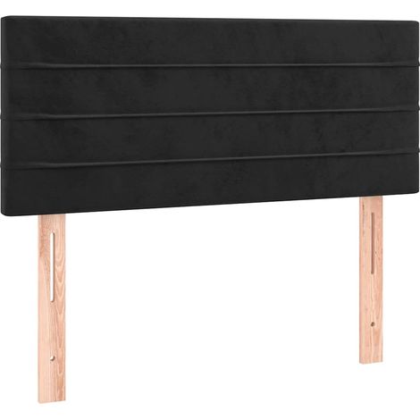 Maison Exclusive - Testiera Nera 100x5x78/88 cm in Velluto (1/5)