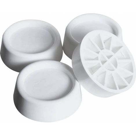 1CF PIEDINI ANTIVIBRANTI PER LAVATRICE E ASCIUGATRICE (4PZ) PORTATA 250KG