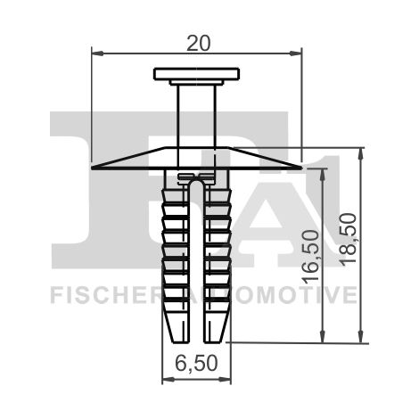 Clip, enjoliveur FA1 10-20006.5 ALPINA 51110141033 51118174185