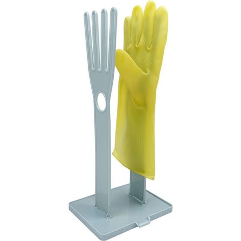 Porte-gant de four en plastique --- Bleu (1/5)
