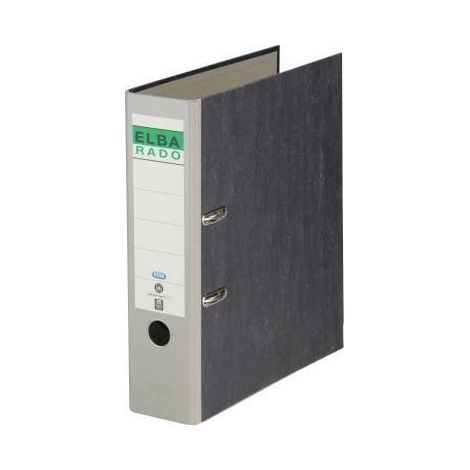 ELBA Ordner ELBArado 100022602 DIN A4 80mm Pappe grau (1/5)
