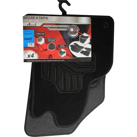 ARCOLL - 4 tapis Peugeot 3008 de 06/2009 à 2016 - Ce produit de marque ARCOLL est neuf.