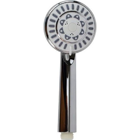 Cleafe - Doccetta Multigetto 8 X 20 Cm Doccino Soffione Doccia Bagno Tondo Moderno 59565 - (1/2)