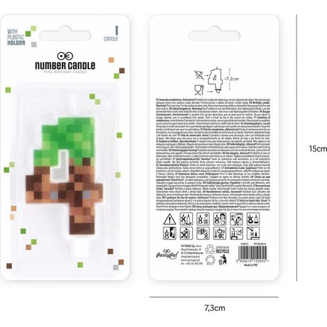 Minecraft Vela Pixels Número 4 (1/3)