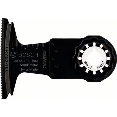 Bosch BIM Tauchsägeblatt AII 65 APB, Wood and Metal, 40 x 65 mm, 5er-Pack