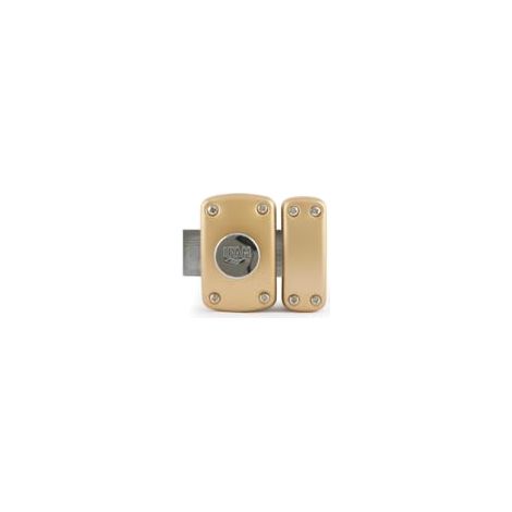 Verrou B5 bouton - cylindre 35mm s'entrouvrant KA1 3 clés - 26352