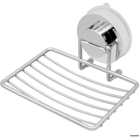 Porte-Savon - Ventouse Murale Acier Inoxydable - Salle De Bain Douche - 1 Pièce (1/3)