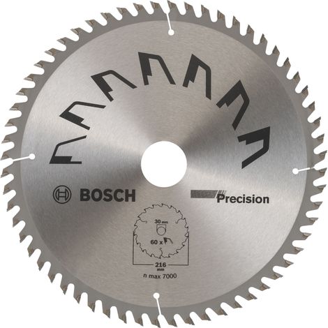 Bosch 2609256935 Précision Lame de scie circulaire 60 dents carbure Coupe nette Diam...