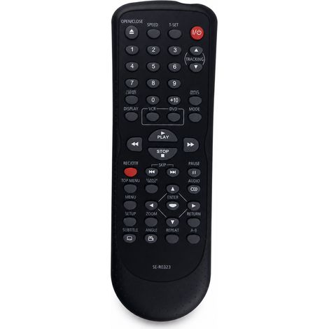 Télécommande de Remplacement Compatible avec Lecteur Enregistreur DVD VCR Toshiba SE-R0323 SD-V296KU V296 (1/5)