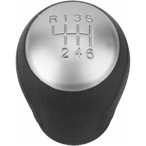 Pommeau de levier de vitesse 6 Modification de voiture de remplacement de tête de bouton de changement de vitesse pour X-Trail MT 2006-2013 pour Nissan Qashqai schaltknauf Qashqai j10. (1/5)