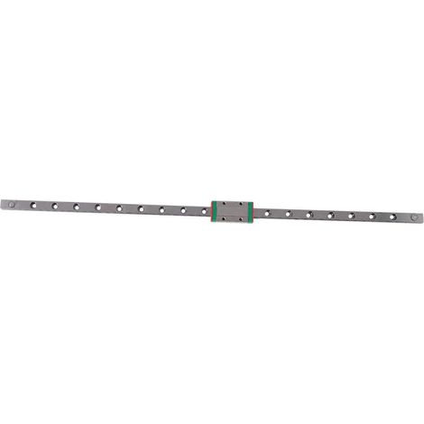 1 Stück 9-mm-Miniatur-Linearführungsschiene MGN9, 400 mm, und 1 Stück Miniatur-Schienengleiter MGN9H (1/5)