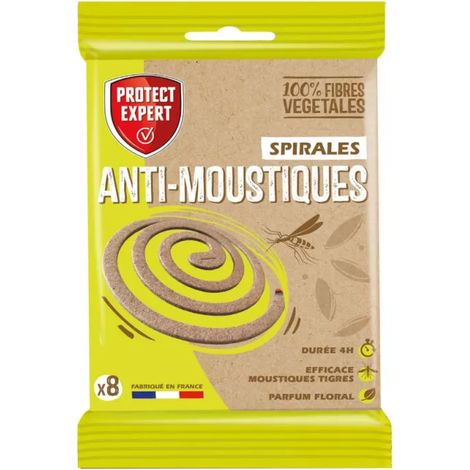 Espiral Exterior Antimosquitos con Geraniol Bolsa de 8 /nc - Protect Expert