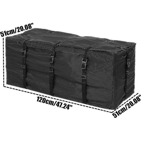 Sac de toit universel étanche pour voiture, porte-bagages et rangement de chargement - (1/4)