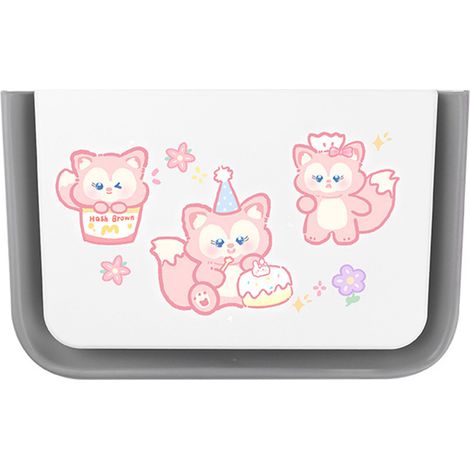 Organiseur de siège auto pliable portable motif dessin animé boîte de rangement dossier de siège pour voiture type 3 (1/5)
