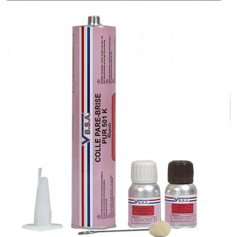 TOPCAR - Kit cartouche de collage pare-brise voiture 310 ml - FIXKIT101KX310 - Ce produit de marque TOPCAR est neuf.