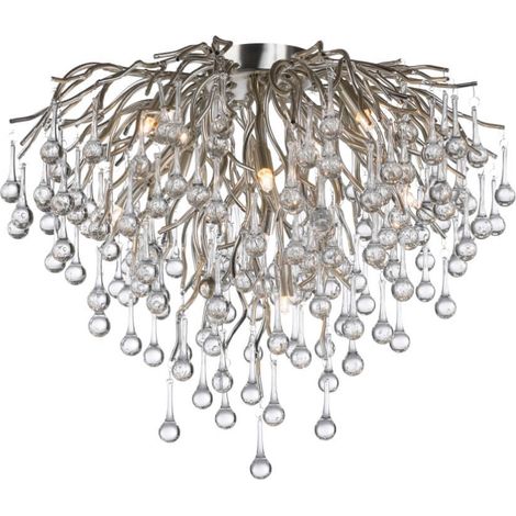Lustre Icicle métal 50cm - 8091-55