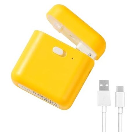 Mini-scelleuse rechargeable USB-C (Jaune, Unité) — Scelleuse thermique portable magnétique (1/5)