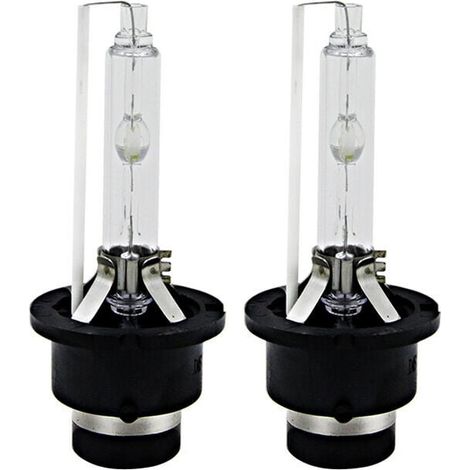 Ampoule Xenon D4S - 8000 K - 35 W - 3600 Lm - Compatible Voiture et Moto - Remplacement Direct - Lot de 2 (1/5)