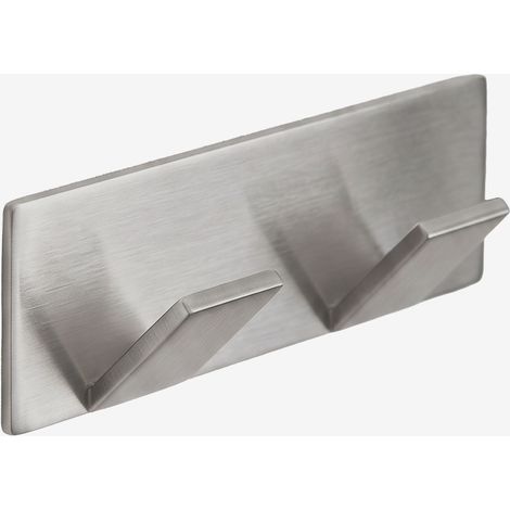 SKLUM Klebbarer Handtuchhalter für das Badezimmer aus Edelstahl Jalter Gebürstetes Grau (1/5)