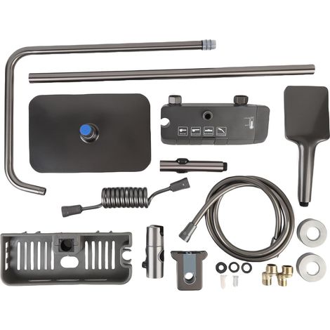 Système de Douche Thermostatique, Ensemble Robinets Haute avec et (1/5)