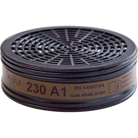 Ekastu Gasfilter 230 A1 f.Halbmaske f.Gase u.Dämpfe f. Art.Nr.4000370780 (1/3)