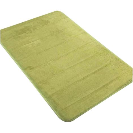 Tapis d'entrée corail en polyester 30x50cm antidérapant et doux pour la peau grâce à son effet mémoi (1/5)