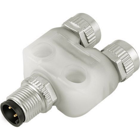 binder 79-5236-00-04 Sensor-/Aktor-Verteiler und Adapter M12 Adapter, Y-Form  Polzahl Sensoren: 4 1
