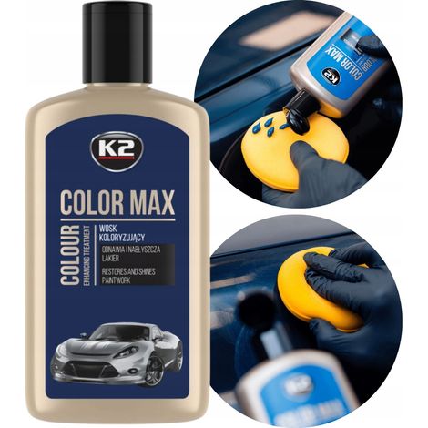 Pasta colorante per cera per auto K2 Color Max 250 ml (1/5)