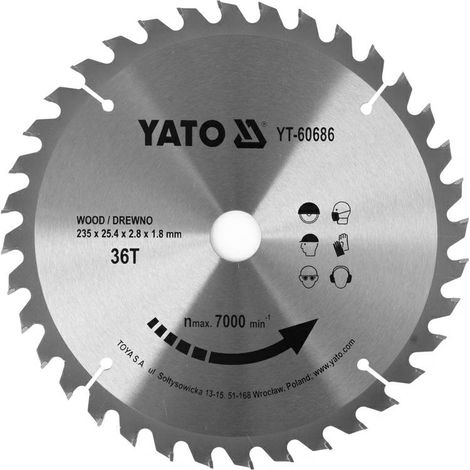 Yato YT-60686 lama di sega circolare 23,5 cm 1 pezzo(i)