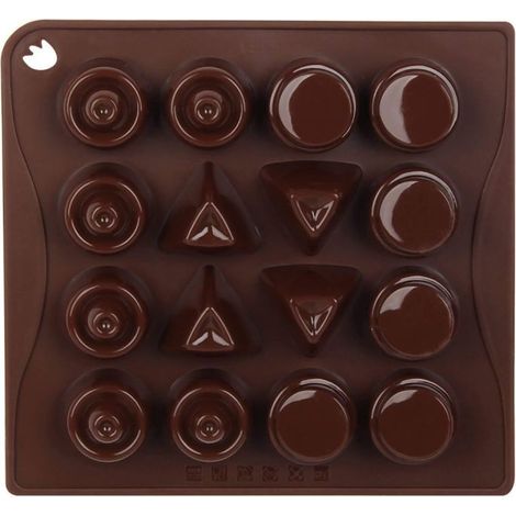 Stampo per bcioccolatini silicone 16 forme