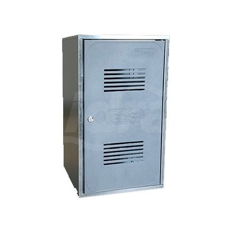 Cassetta per contatori gas con sportello in vetroresina - dim- 560 x 325 x 300 mm - 4,00 kg - A NORMATIVA UNI 9036:2015 00000050850