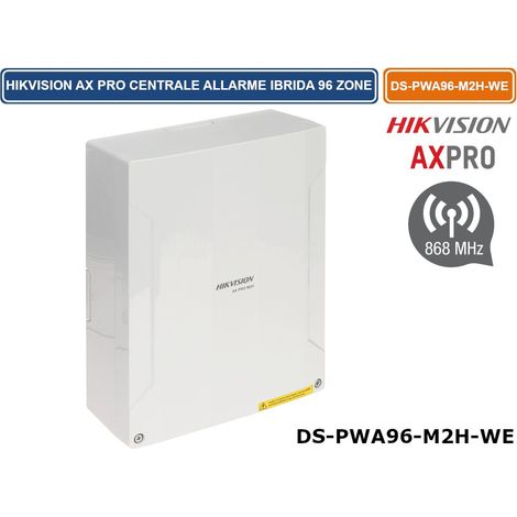 Hikvision AX PRO Centrale Allarme Ibrida 96 zone DS-PWA96-M2H-WE